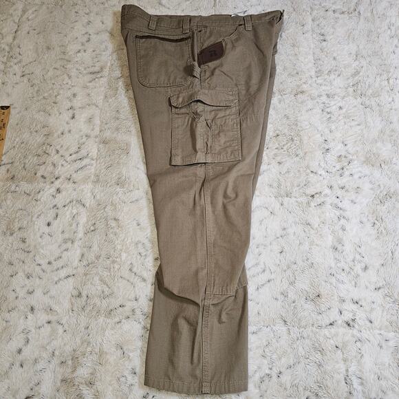 Mens Riggs Workwear Rugged Khaki Cargo Casual Work Jeans Pants 100% Cotton 40x30 - Picture 10 of 11